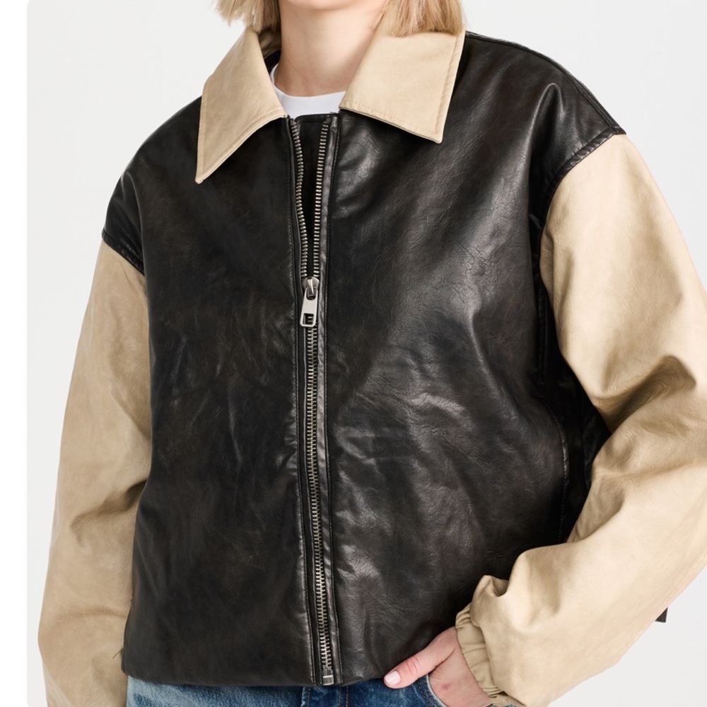 LIONESS Two Tone Bomber Jacket